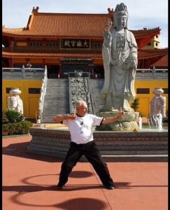 Photo of Qigong at a Chinese Temple
