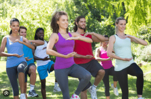 Image of Group doing Tai Chi